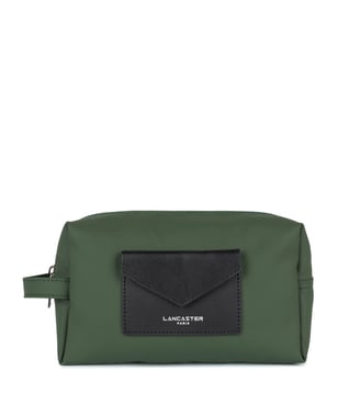 Trousse de voyage Storm KBA en toile enduite - Lancaster - Vert foncé