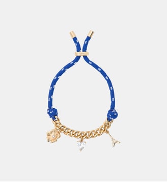 Bracelet chaine à cordon marin - Maje - Doré