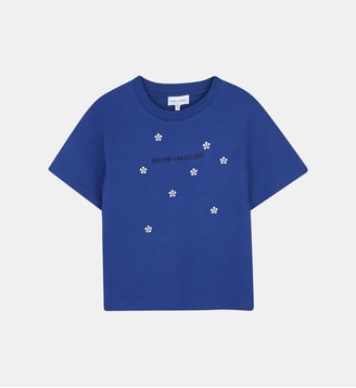Tee-shirt manches courtes - Marc Jacobs Kids - Bleu marine