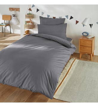 Housse couette enfant percale coton bio Scenario La Redoute Interieurs