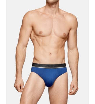Lot de 2 slips en coton élasthanne - Impetus - Bleu