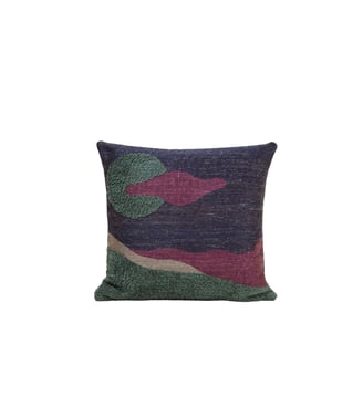 housse de coussin  Paysage en jacquard - Madura - Nuit colorée