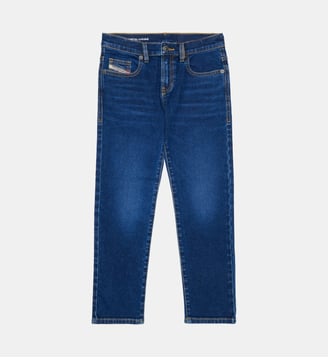 Jean regular fit bleu moyen - 2020 D-Viker - Diesel Kids - Denim bleu