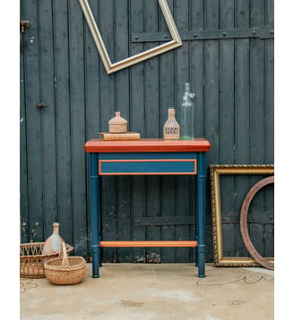 Table d'appoint pivotante Francine N°446- Produit chiné - Debongout - Bois