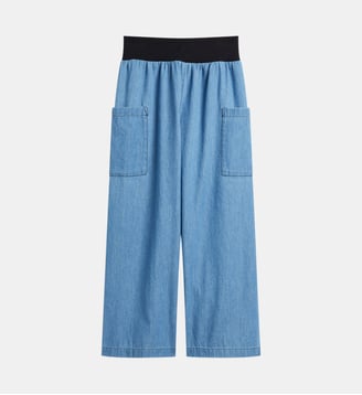 pantalon Mathis en denim bleu - Agnès b. - Bleu nemo