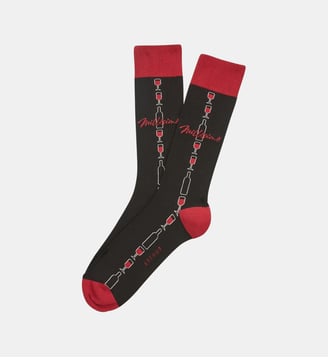 Chaussettes en coton - Millésimé - Arthur - Noir