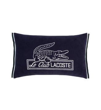 Housse de coussin en eponge - Lacoste Home - Bleu
