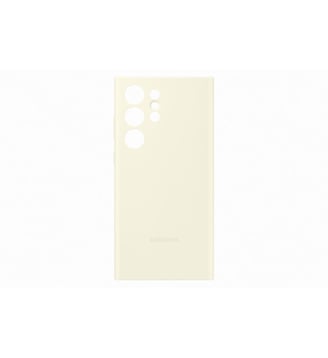 Coque S23 Ultra Silicone Cotton - Samsung - Beige