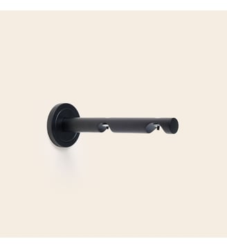 Support Berceau Double  Pour une pose murale - Madura - Noir mat
