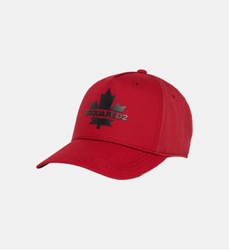 Casquette de baseball avec logo - Dsquared2 - Rouge rubis