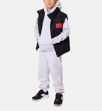 Doudoune sans manches - Hugo Kids - Black