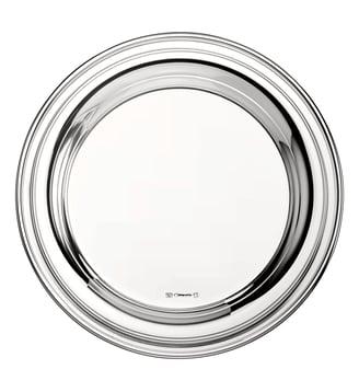 Plateau de carafe en métal argenté - ALBI - Christofle - Argent