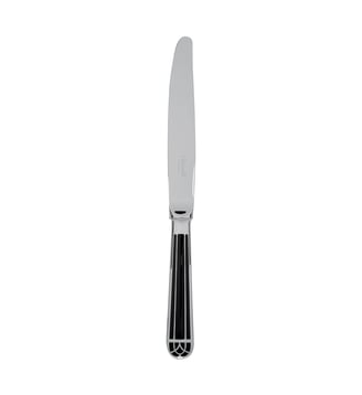 Couteau de table en métal argenté - TALISMAN - Christofle - Noir