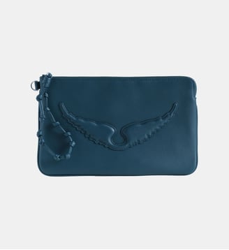 Pochette Angel - Zadig&Voltaire - Bleu tandem