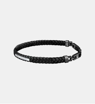 Bracelet RECYCLED LEATHER - Maserati - Noir