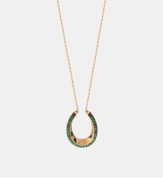 Collier sautoir Ninon  - - Satellite - Vert