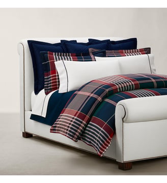 Housse de couette en percale de coton - Ralph Lauren Home - Red