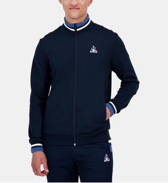 Sweat zippé Héritage - Le Coq Sportif - Bleu