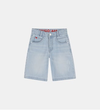Bermuda en jean - Hugo Kids - Bleach pousse