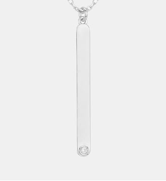 Collier mono-motif So Addict en Argent avec diamant blanc - La Garçonne Diamant - Argent
