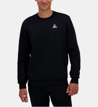 Sweat col rond Essentiels - Le Coq Sportif - Noir