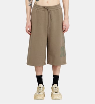 Short longs traités avec imprimé - Diesel - Beige