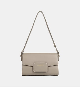 Sac trotteur Paris PAD en cuir - Lancaster - Gris