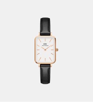 Montre Quadro Blanc DW00100434 - Daniel Wellington - Doré rosé