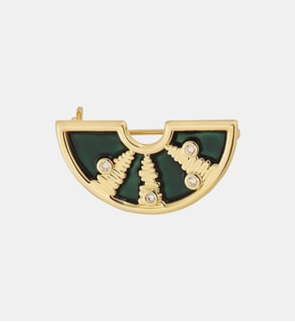 Broche reflets de lumière - Les Néréides - Bleu