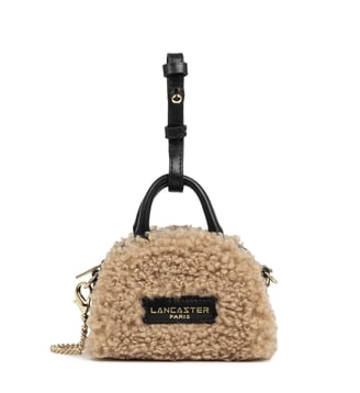 Nano sac à main Moumoute - Lancaster - Beige et noir