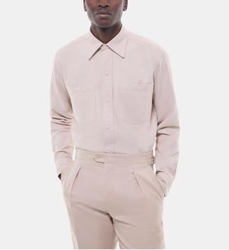 Chemise en flanelle de coton - Fursac - Naturel