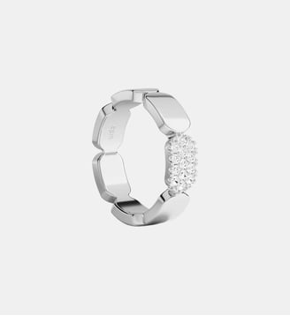 Bague Pavage - APM Monaco - Blanc