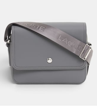 Petit sac messenger Langon Petit Piqué - Lacoste - Gris