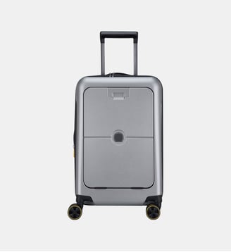 Valise cabine rigide 4R 55 cm - Delsey Paris - Argenté