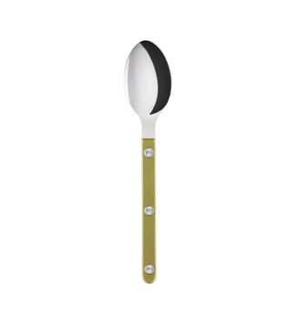 Petite cuillère, - Sabre - Vert tilleul