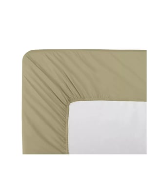Drap housse b40 percale de coton - Garnier Thiebaut - Champagne