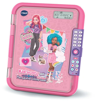 Jeu éducatif KidiSecrets365-Mon journal intime vocal - Vtech - Rose