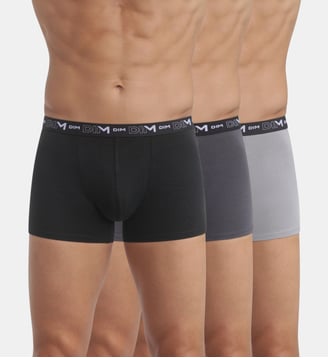 Lot de 3 Boxers - Dim - Gris foncé