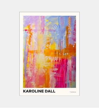 Poster   Contemporary Art Collection — 05 - Karoline Dall - Poster & Frame - Multicolore