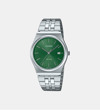 Montre Casio collection Vert MTP-B145D-3AVEF - Casio - Argenté