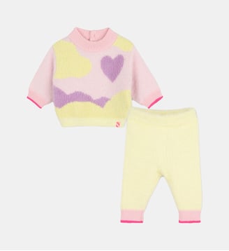 Ensemble textile - Billieblush - Jaune et marron