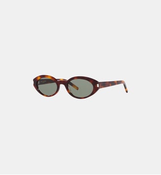 Lunettes de soleil Rond SL 567 - Saint Laurent - Marron clair
