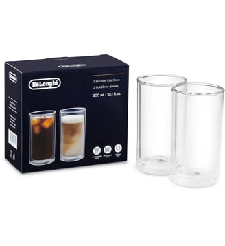 Coffret lot de 2 verres Cold Brew Big 2x300 ml DLSC325 - DeLonghi - Standard
