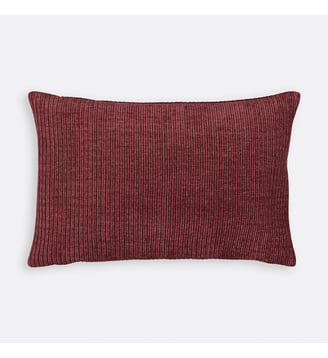Housse de coussin, 60x40 cm, en velours côtelé - La Redoute Interieurs - Bordeaux