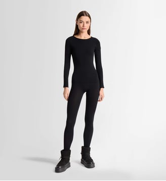 Sous pull troop col rond coupe regular - Fusalp - Noir