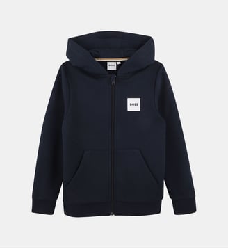 Cardigan de jogging - BOSS Kidswear - Bleu cargo