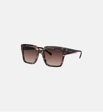 Lunettes de soleil Carré VO5553S - Vogue - Écaille de tortue rouge