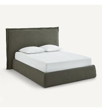 Housse de tête de lit, en lin - AM.PM - Kaki