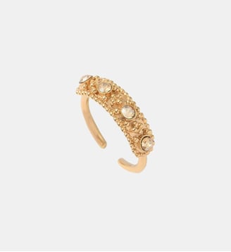 Bague fine ajustable   - Farah - Satellite - Doré