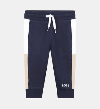 Pantalon de jogging molletonné - BOSS Kidswear - Bleu cargo